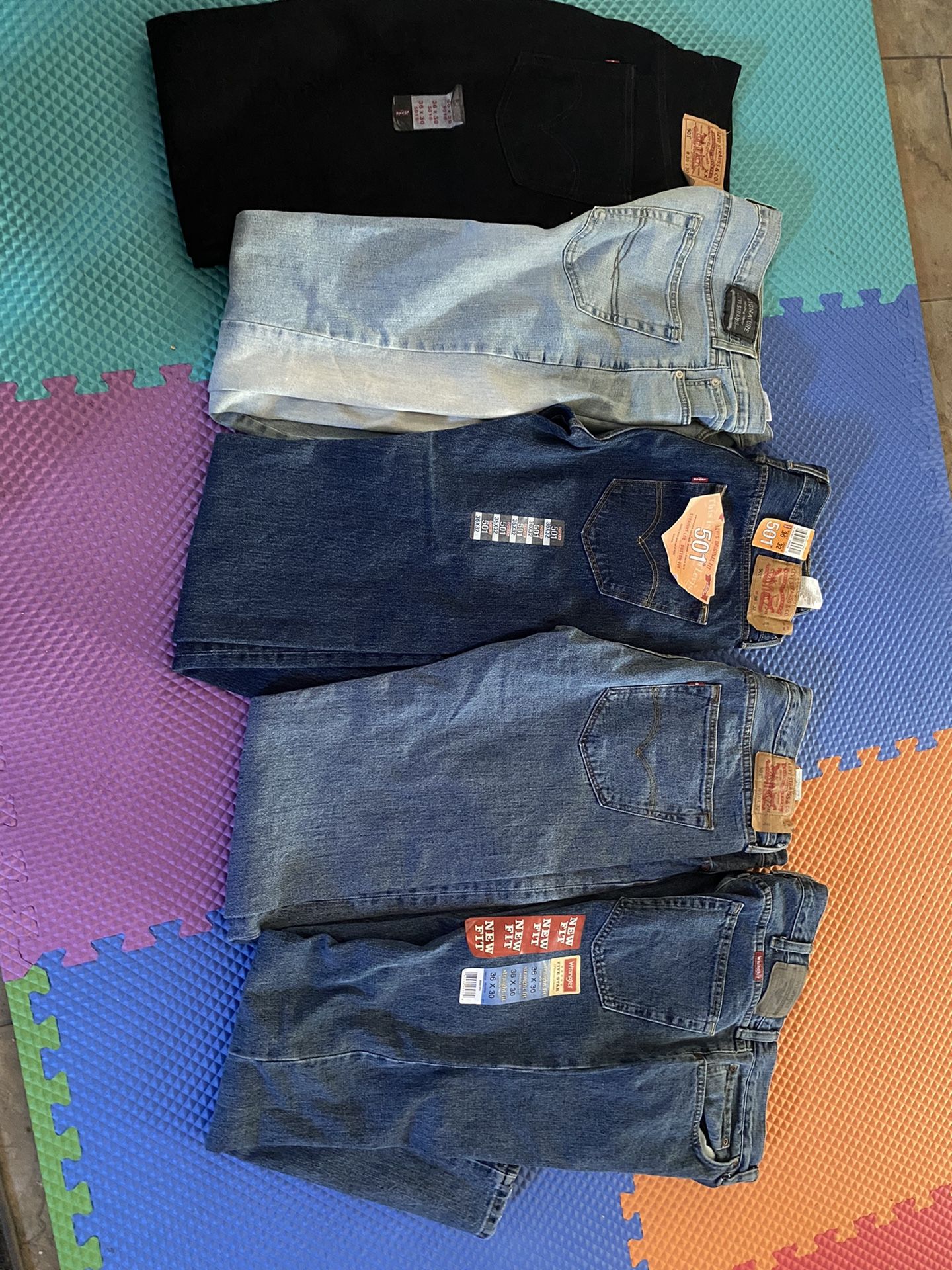 Levi's For Sale  Size 36x30 ( 501) Plus A Wrangler 