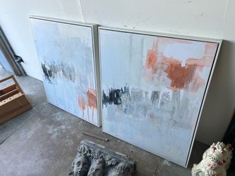 Pair of Abstact Artworks