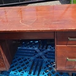 Vintage 70's Teachers School Desk