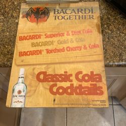 Bacardi Together Sign 