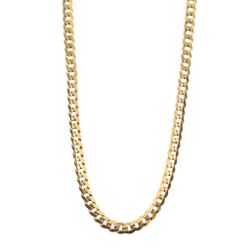 Chain Yellow Gold 10k. Curb Link