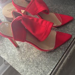 Red Ankle Heels