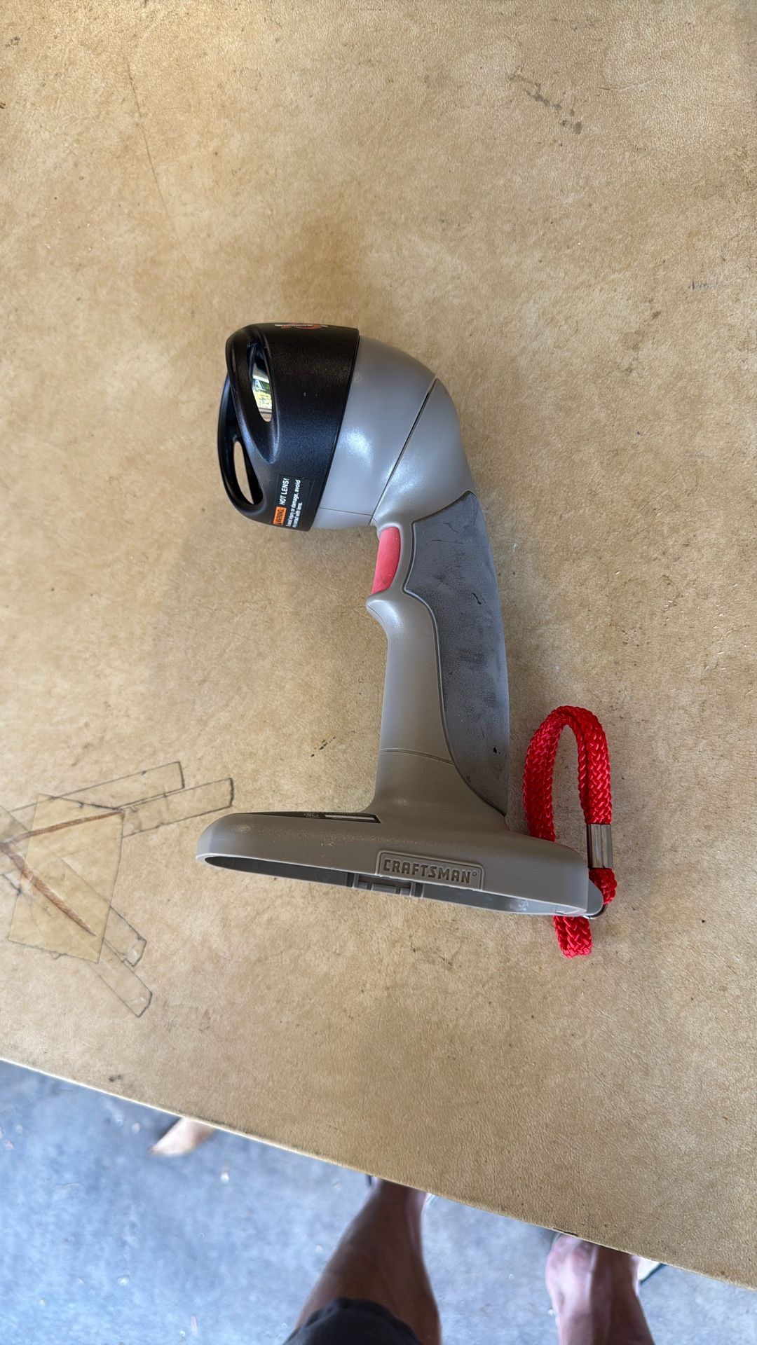 Used Craftsman 19.2v Flashlight. 25th Anniversary