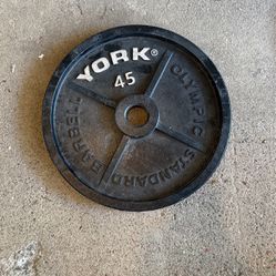 45 Pound Plate (York Olympic)