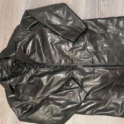 Men Leather Coat