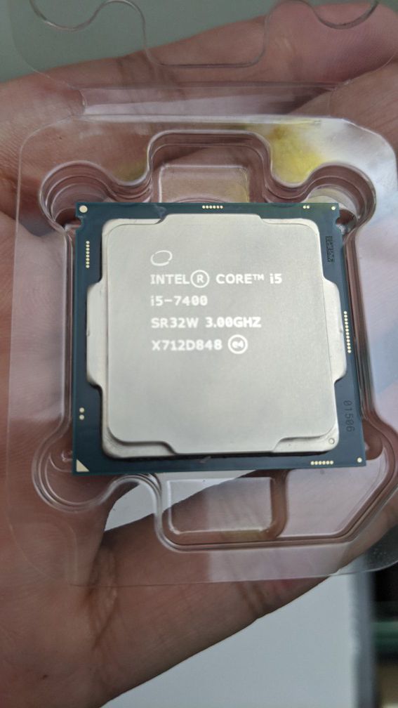 Intel core i5-7400 computer processor for gaming PCs CPU