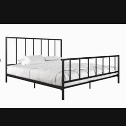 King Size Metal Platform Bed frame 