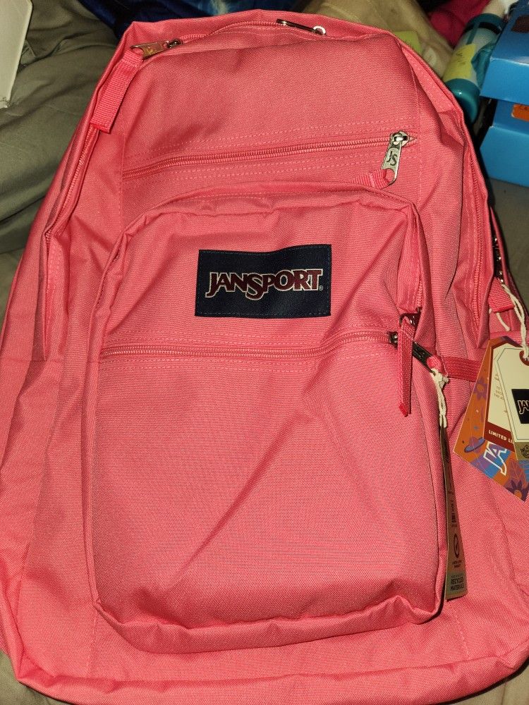 New Jansport Backpack Hot Pink XL