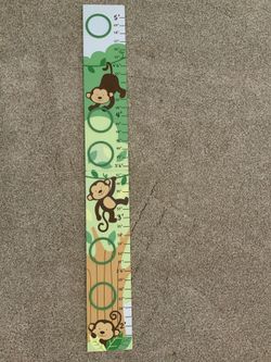 Height measure and picture frame for kids