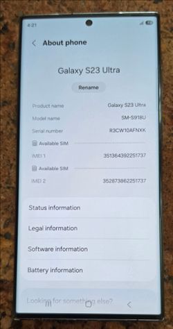 Samsung S23 Ultra 512Gb Unlocked