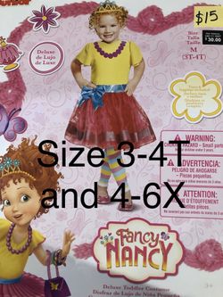 NEW Fancy Nancy Halloween Costume size 4-6x