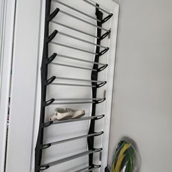 24 Pair Shoe Rack Over The Door Shoe Organizer 