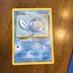 Poliwag Pokémon card
