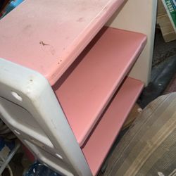 Kids Little Tikes Toys Shelf Pink And White Color 