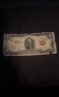 Red Seal $2 Note 1953