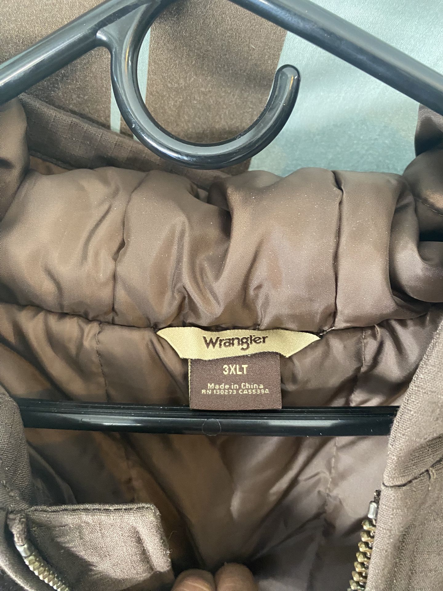 Wrangler 3xl Hooded Jacket Brand New $40..read description