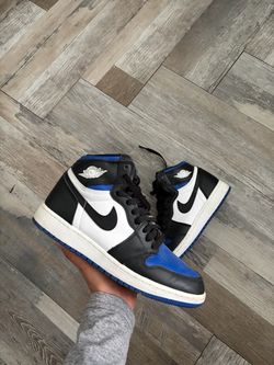 Nike Air Jordan 1 Retro High Royal Toe Sneakers GS