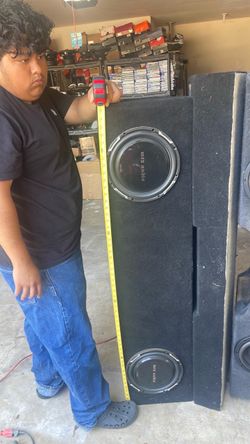 Mtx tt65 10 inch pancake subwoofers in sealed truck box