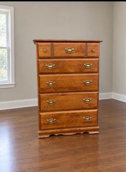Tall Wood Dresser