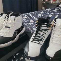 Air Jordan 11s And 12' Size 10.5  on Both Fresh!!