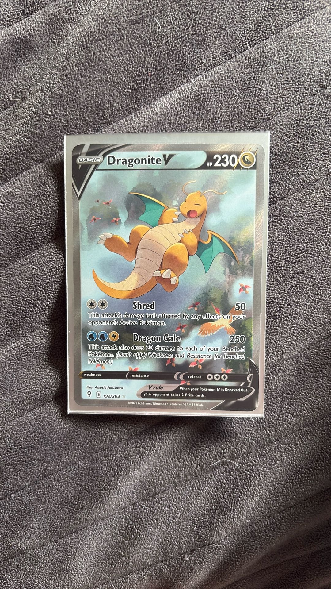 Dragonite V Alt Art Evolving Skies