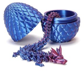 Dragon With Dinosaur Egg, 3D Printed, Gift, Decoration.