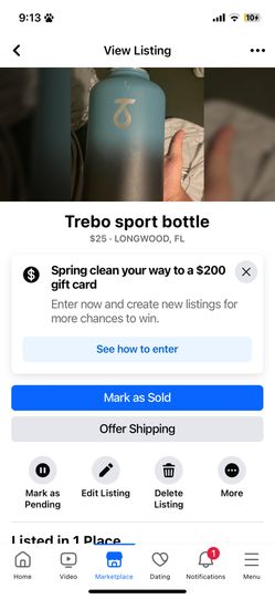 25$ Trebo Sport Bottle 60oz