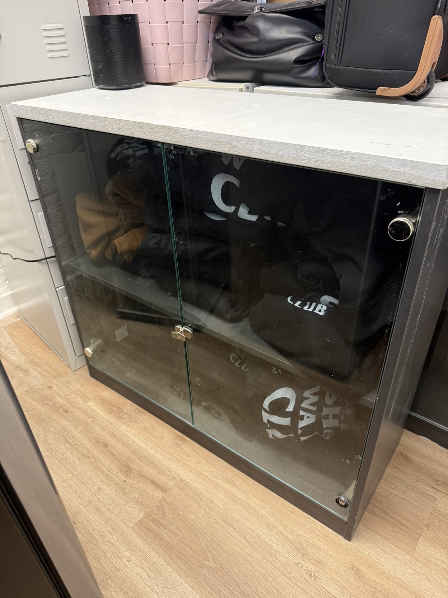 2 Glass Display Cabinets