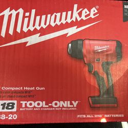 Milwaukee M18 Heat Gun New!$80