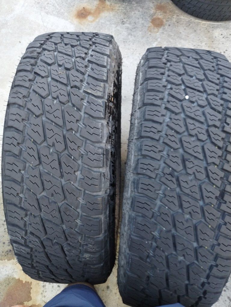 Nitto Used Tires. 265/70r18