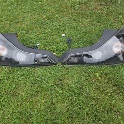 2008-2015 G37 Coupe / Q60 Coupe Black 3D LED Tube Tail Lights Brake Lamps Left+Right