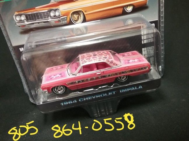 1/64 Scale Lowrider Diecast Cars