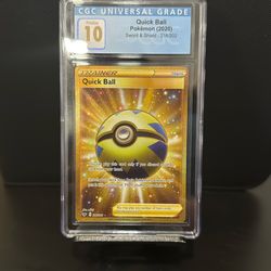 CGC Pristine 10 - Quick Ball - Pokémon