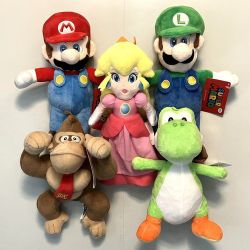 Super Mario Plushies