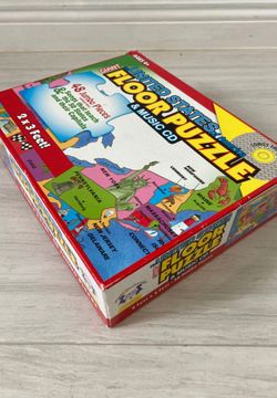 United states JUMBO floor puzzle educational game