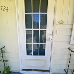 Screen Door With Window 