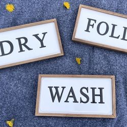 Farmhouse Style Laundry Room Signs