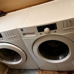 Kenmore front loading washer and dryer
