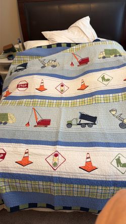 Truck design comforter and pillow covers