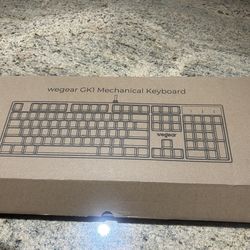 Never Used  Mechanical Light Up Keyboard