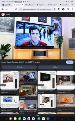 Samsung smart tv with apple box and remote