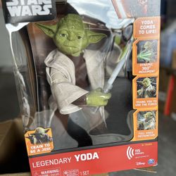 Star Wars Legendary Yoda Jedi Master Action Figure Animatronic Toy Collectible 