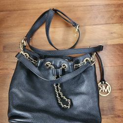 MK Michael Kors Black Bucket Bag $50