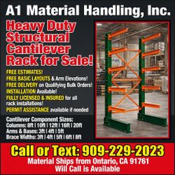 Cantilever Pipe Rack Lumber Racking Horizontal Long Item Storage Bar Steel Sheet Metal Vertical Racks