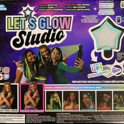 LetsGlow Studio DIY Arts and Crafts Glow Kit Includes 16 Color LED Light