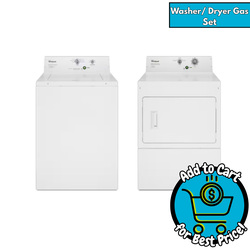 Whirlpool Commercial Washer & Gas Dryer Set White