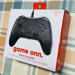 Onn. 10' Game On Controller for Nintendo Switch/Switch Lite/OLED – Open Box F119