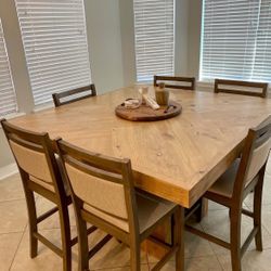 Custom  Dining Table Farm House farmhouse Modern Rustic Set Bench Restoration Hardware Breakfast Oval Table Solid Wood Custom Handcrafted Counter Bar 