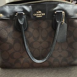 Dark Brown Coach Purse $50