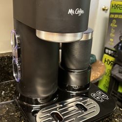 Mr. Coffee 4-in-1 Single-Serve Latte, Iced, and Hot Coffee Maker with Milk Frother